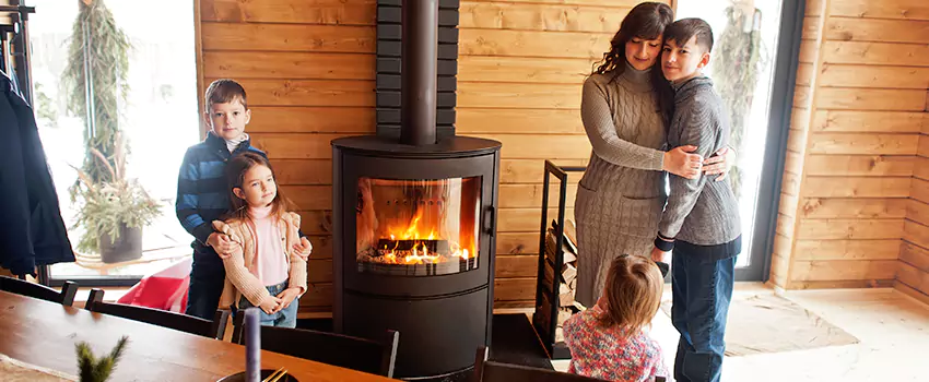 Morso Cast Iron Fireplace Insert Installation in Libertyville, Illinois