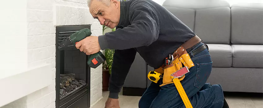 New Indoor Fireplace Installation in Libertyville, Illinois