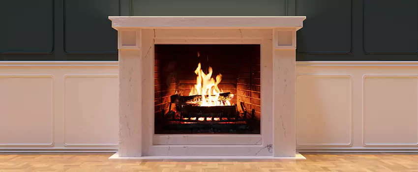 Open Flame Wood-Burning Fireplace Installation Services in Libertyville, Illinois