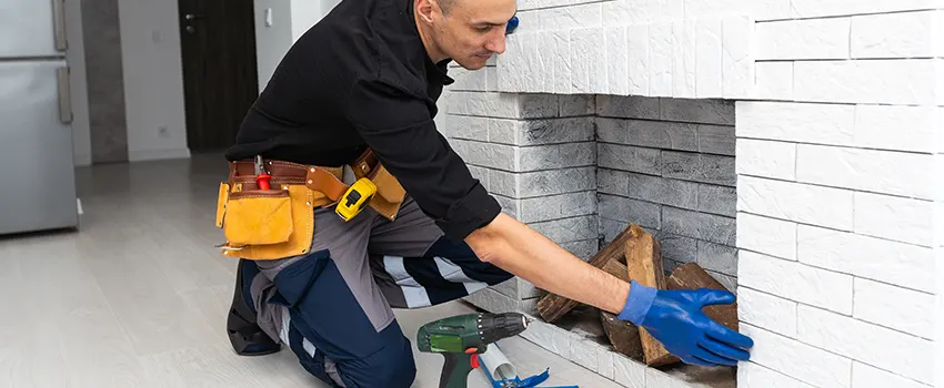 Fireplace Damaged Damper Frame Repair Services in Libertyville, Illinois