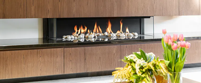 Double-height Fireplace Design Refurbishment in Libertyville, Illinois