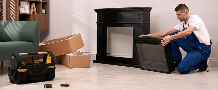 Old Rusted Metal Fireplace Repair And Replacement in Libertyville, IL